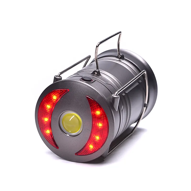NB FAVOUR Portable 2-in-1 USB Rechargeable and Battery Powered LED Camp Lantern Outdoor Tent Lighting Camping Accessories