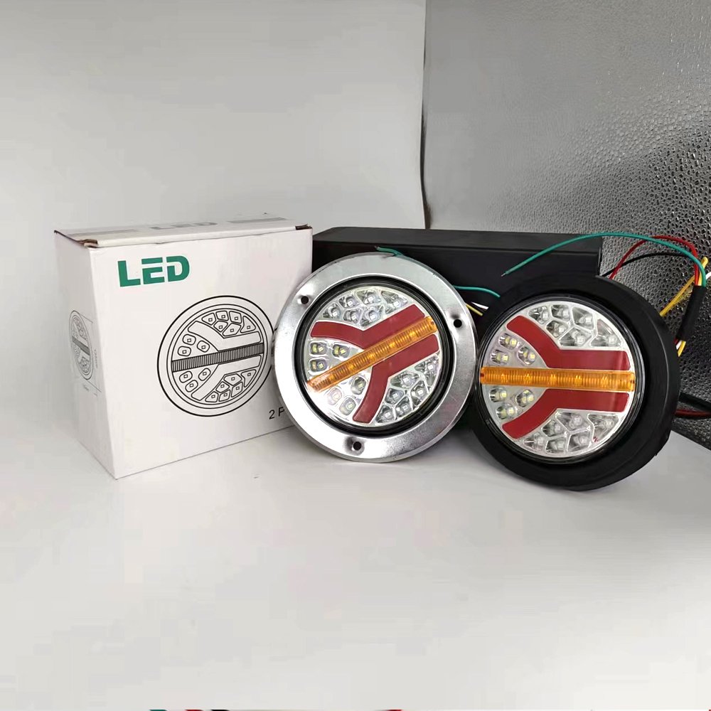 12 volt 24v led turn reverse stop rear tail lights for semi truck trailer other car light accessories waterproof IP67