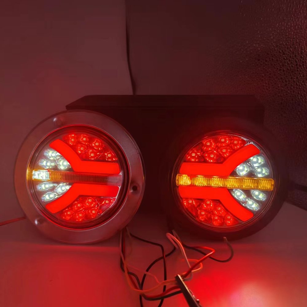 12 volt 24v led turn reverse stop rear tail lights for semi truck trailer other car light accessories waterproof IP67