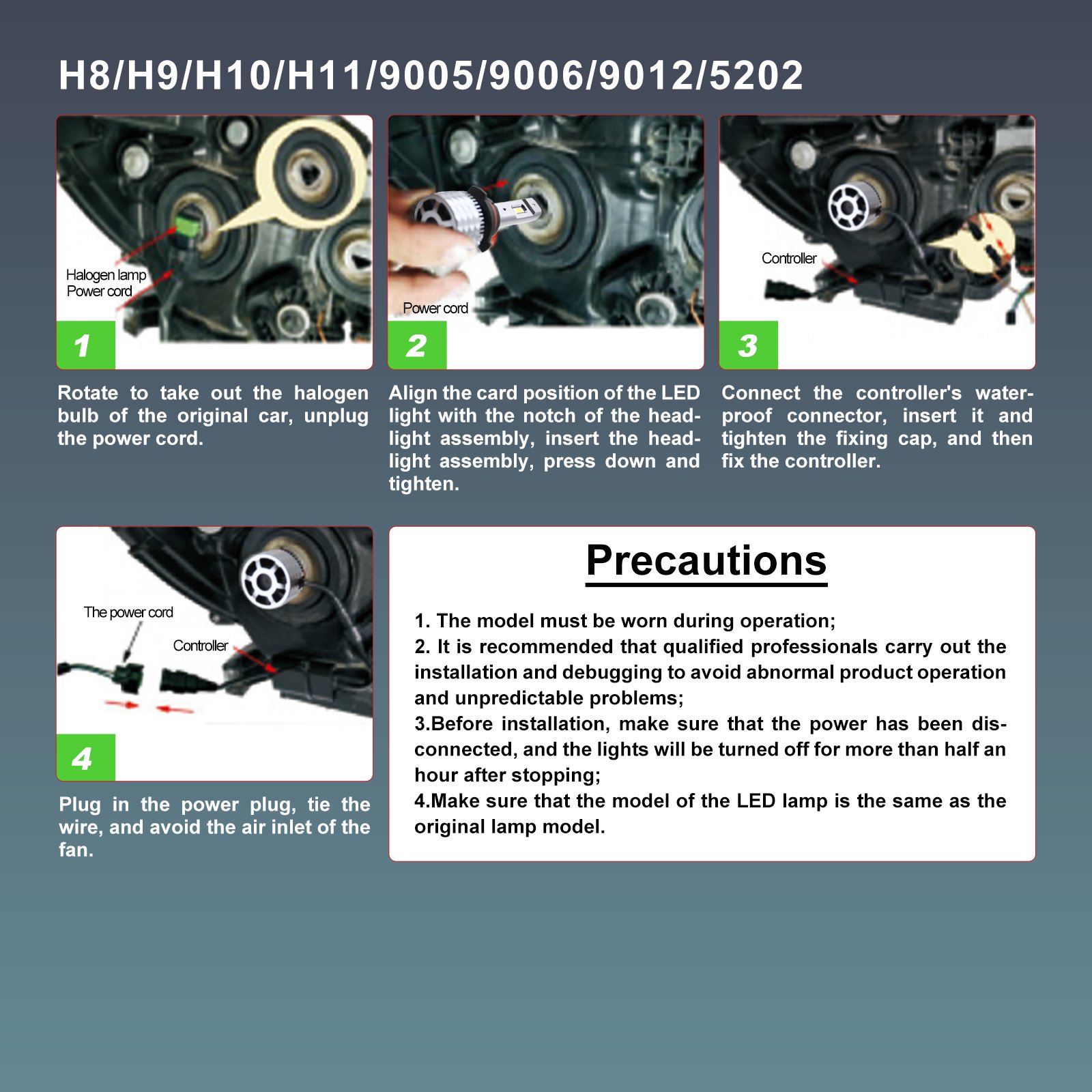 Led Headlights Car Angel Eye Others Light Accessories Auto Lighting Systems Bars Bulbs Ambient Lights Led Headlights