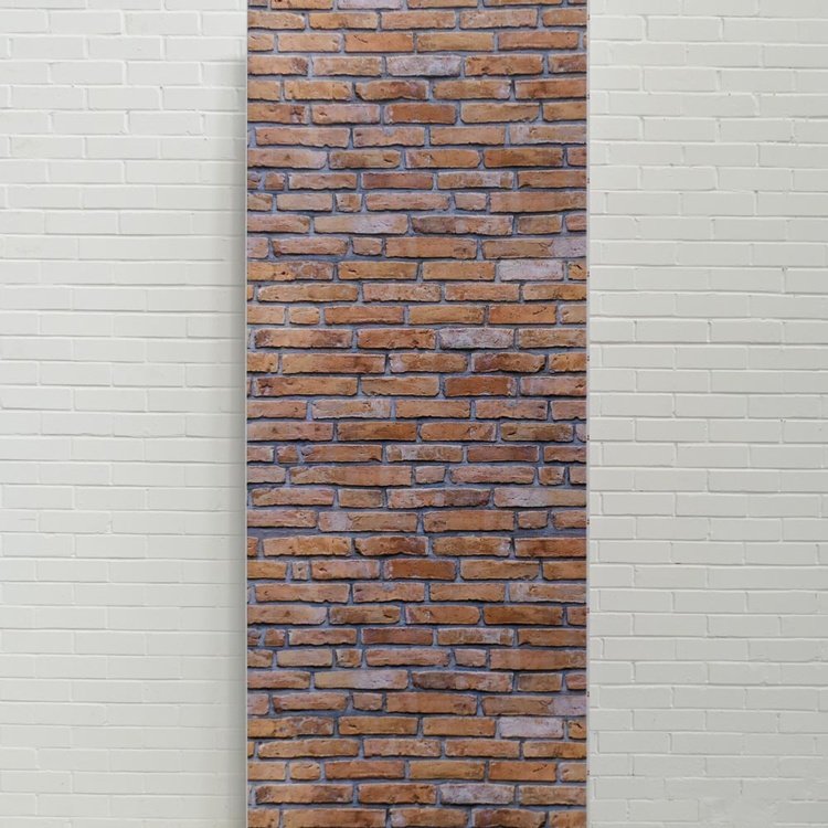 Mdf Acrylic Old Pu Facade Interior Exterior Wall Real Red Brick Stone Effect 3d Embossed Design Siding Panels Paneling Cladding