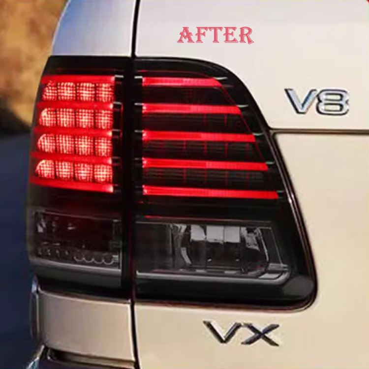 lc100 Car modified led taillights For Toyota Land Cruiser 100 fj100 1998-2007 Sequential dynamic tail light rear lamp