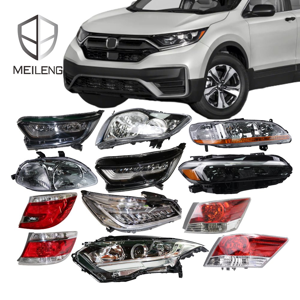 Meileng auto lighting systems halogen & xenon headlights for Honda TOYOTA Hyundai superb quality others car light accessories