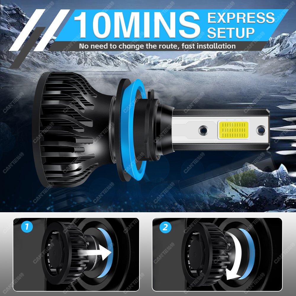 S7-COB Driving Internal LED Headlight H1 H4 H11 9005 9006 9012 COB Chip Others Car Light Accessories LED Light Car H7 Lamp Bulbs