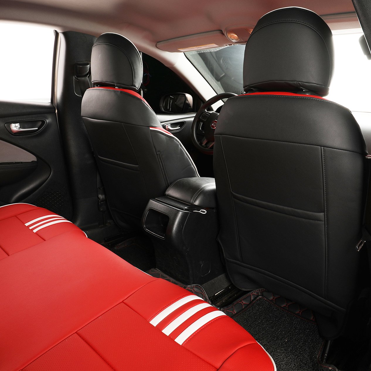 EKR PU leather Full Set Customization Car Seat Cover Comfortable Fashion Car Seat Covers for Audi/Honda/Ford/Toyota