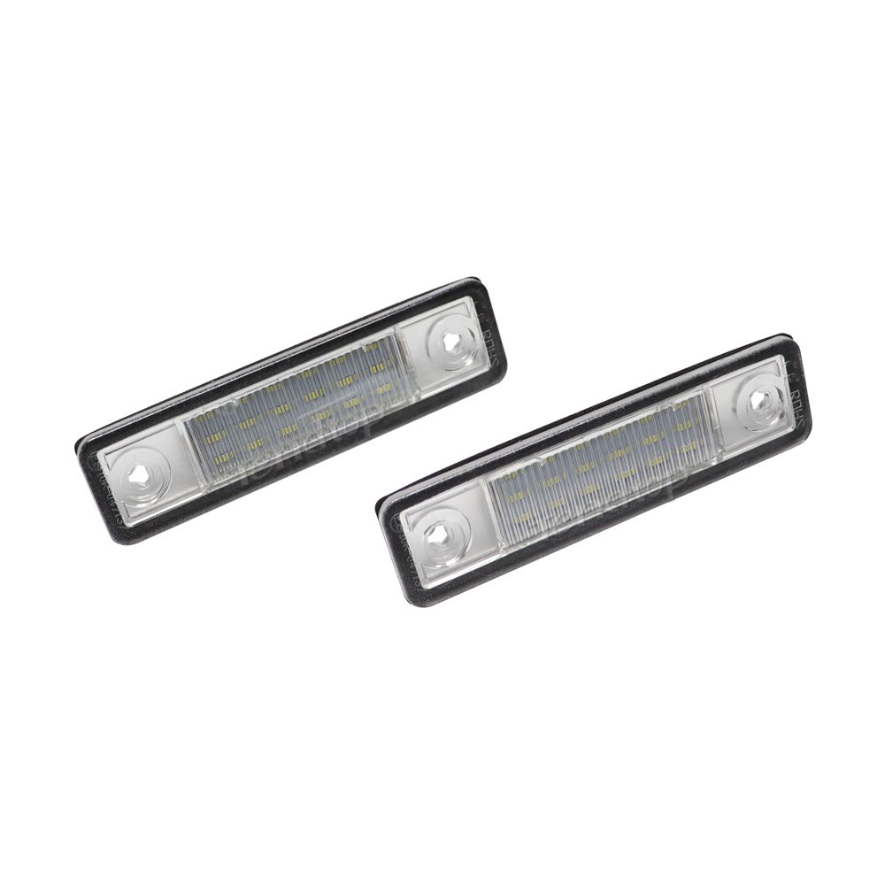 2pcs LED car Number License Plate Lights For Opel Corsa Vectra B Astra F G Omega A B Zafira A Signum No Error tail Plate Lamps