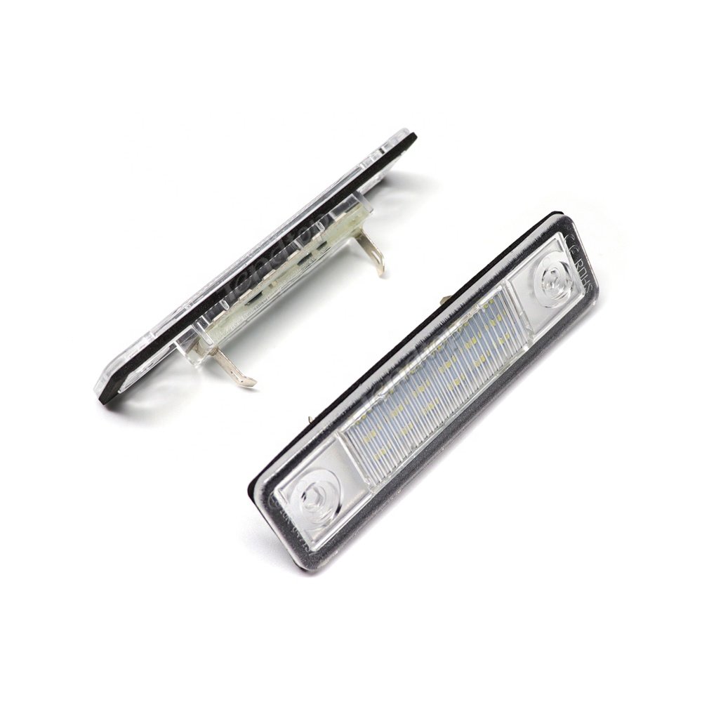 2pcs LED car Number License Plate Lights For Opel Corsa Vectra B Astra F G Omega A B Zafira A Signum No Error tail Plate Lamps
