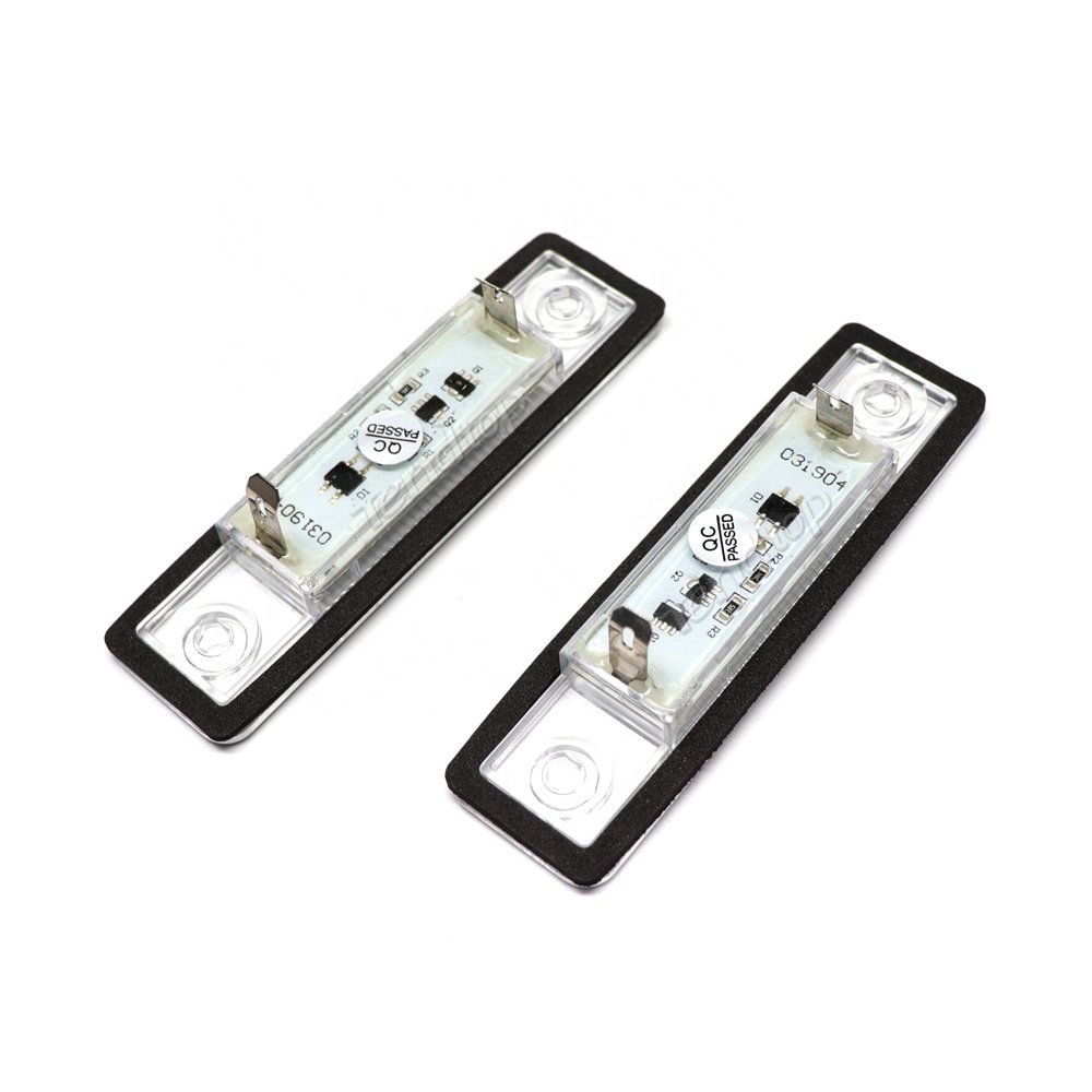 2pcs LED car Number License Plate Lights For Opel Corsa Vectra B Astra F G Omega A B Zafira A Signum No Error tail Plate Lamps