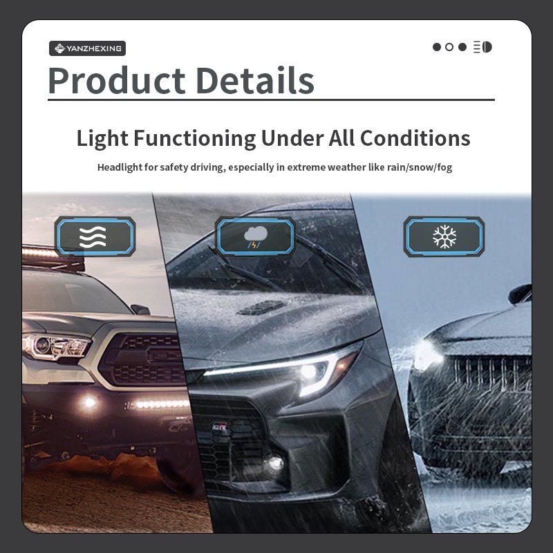 YZX 12V LED DRL Headlights Smoky Lens Black Housing Amber Reflector Compatible Chevy Silverado 1999-2002 New Left+Right Side