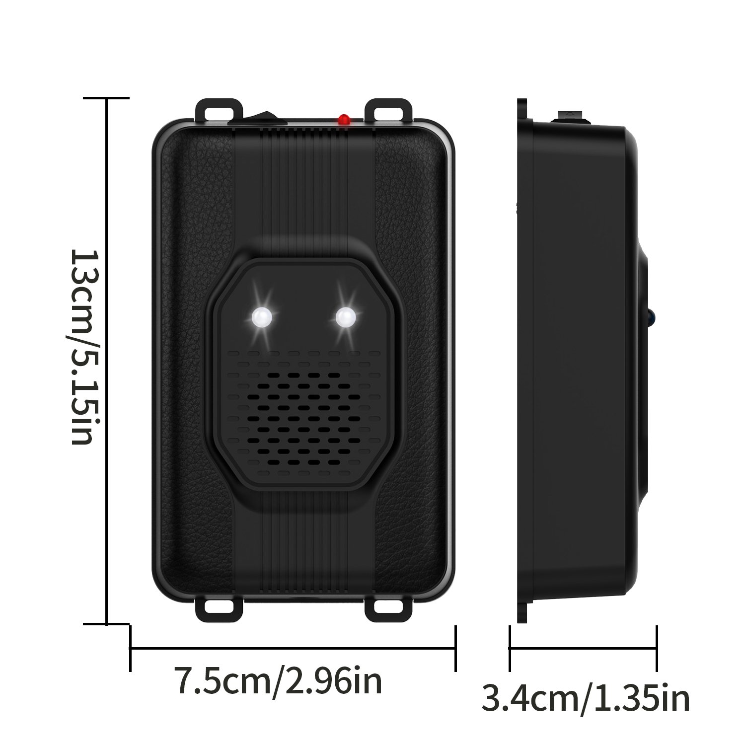 2 Pack Upgraded Car Rodent Repellent Under Hood Rat Repellent Ultrasonic Strobe Light to Keeping Rodents Out of Car