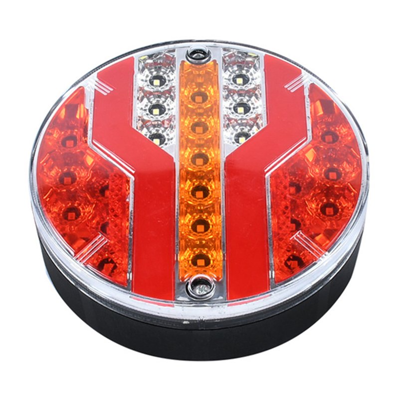 Car additional lighting red yellow white dynamic flashing safety working signal warning light LED12V24V truck rear light common