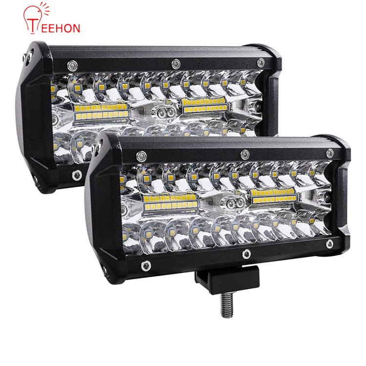 others car light accessories 120W headlights truck led tail fog 24v led light bar work light