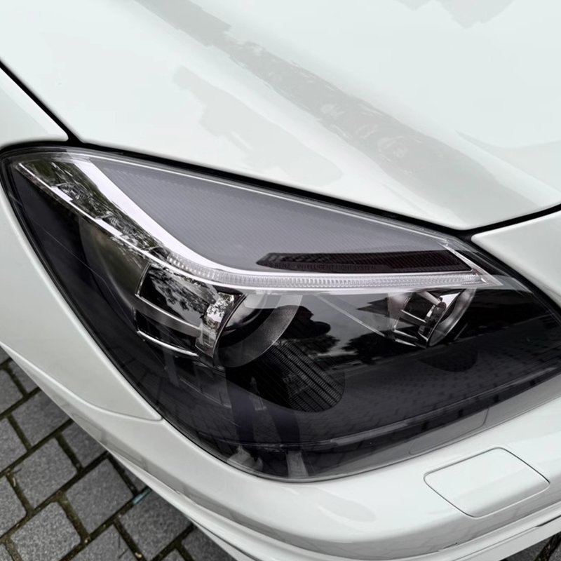 Factory Wholesale Anti-glare Car Headlight Film Dark Black Adhesive Vinyl Car Stickers TPU ppf Headlight film