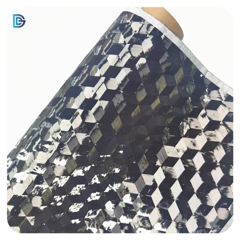 GDE 12K 3D Triaxial Carbon Fiber 150gsm T700 Spread Tow Fabric