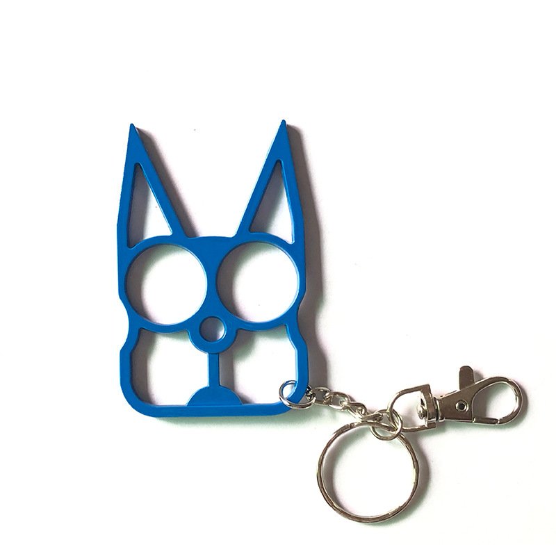 W-243 Ladies Bag Accessories Multi-function Portable Cute Cat Ear Keychain Girls Outdoor Metal Alloy Bottle Opener Key Chain