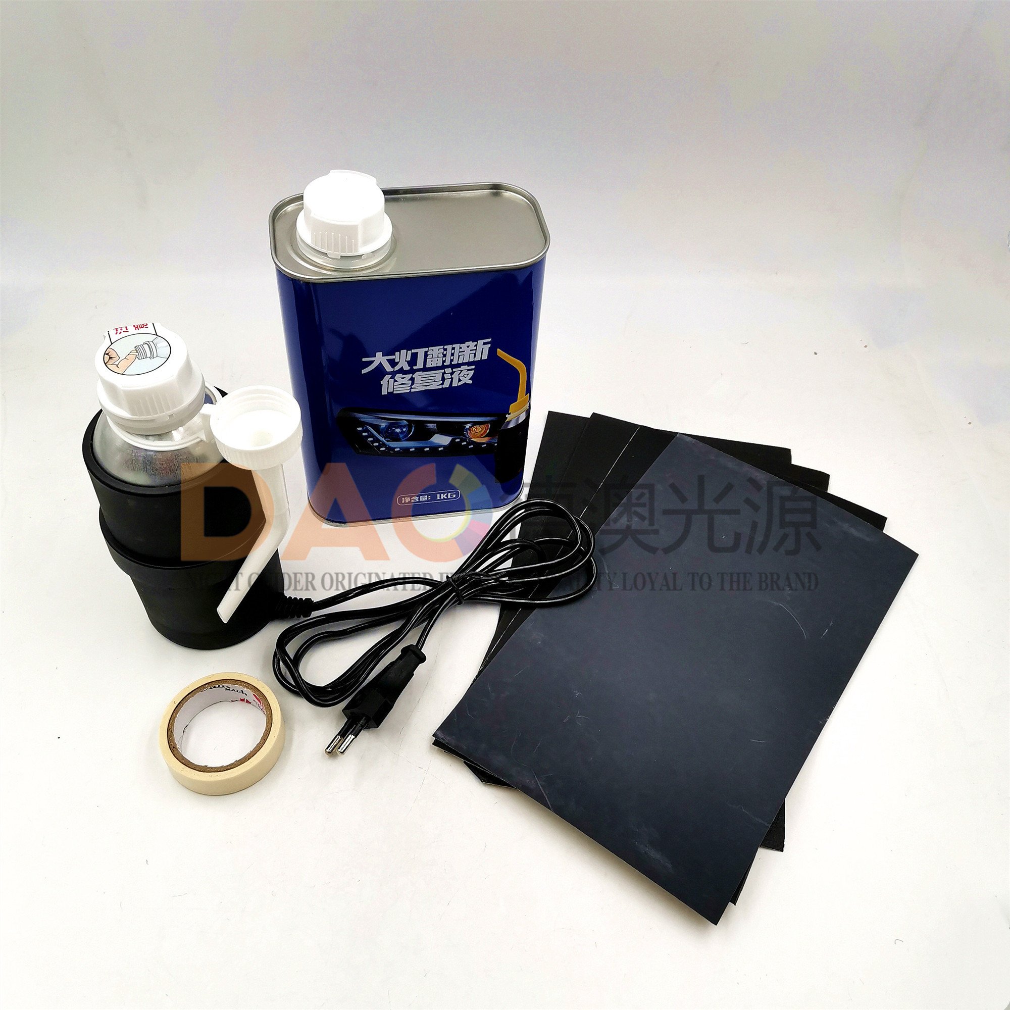 DAO Car Headlight Renovation Headlamp Refurbishing Kit headlight Restoration Kit Car Renew Tool Set Other Car Light Accessories