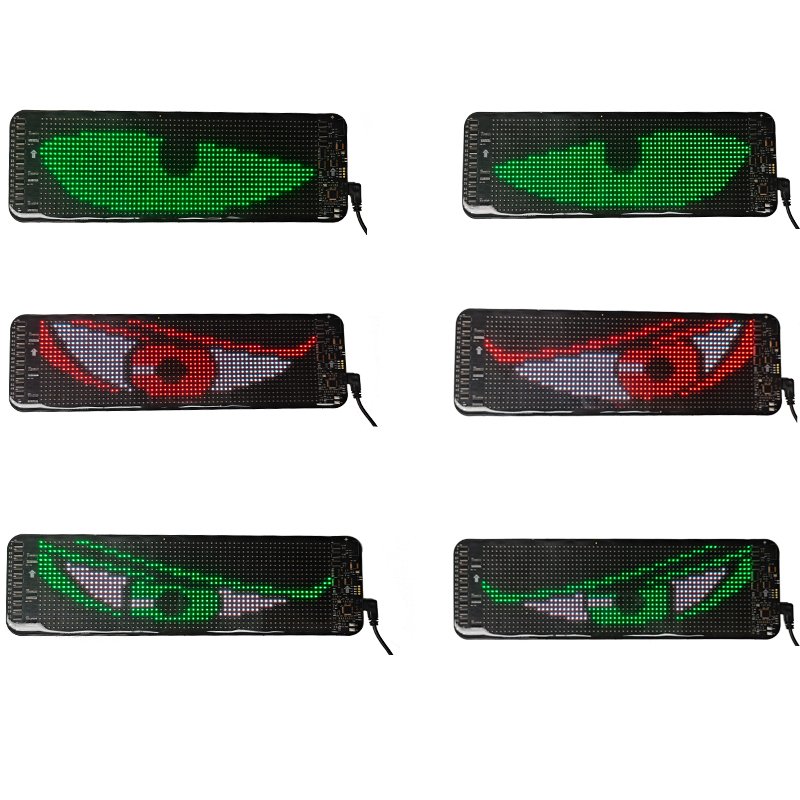 Strip Lights Truck Eye Outdoor DIY RGB Lighting Graffiti Flexible LED Matrix Pixel Panel For Car and Truck
