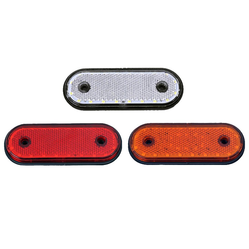 Truck accessories additional lighting LED24V white yellow red width indicator signal warning light trailer truck side tail light