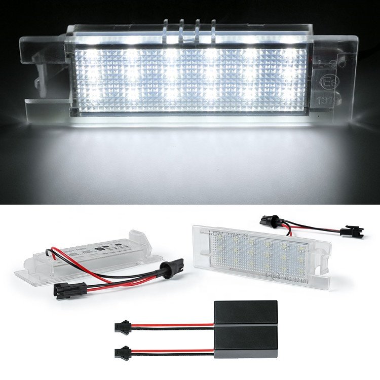 Car Accessories LED License Plate Light For Opel Zafira B Vectra C Corsa D Astra Adam Cascada