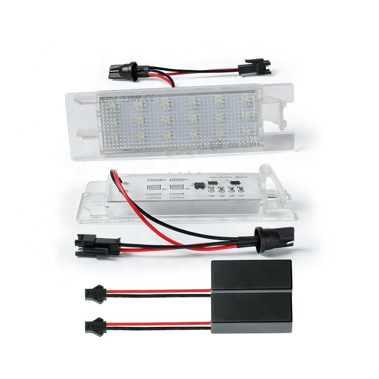 Car Accessories LED License Plate Light For Opel Zafira B Vectra C Corsa D Astra Adam Cascada