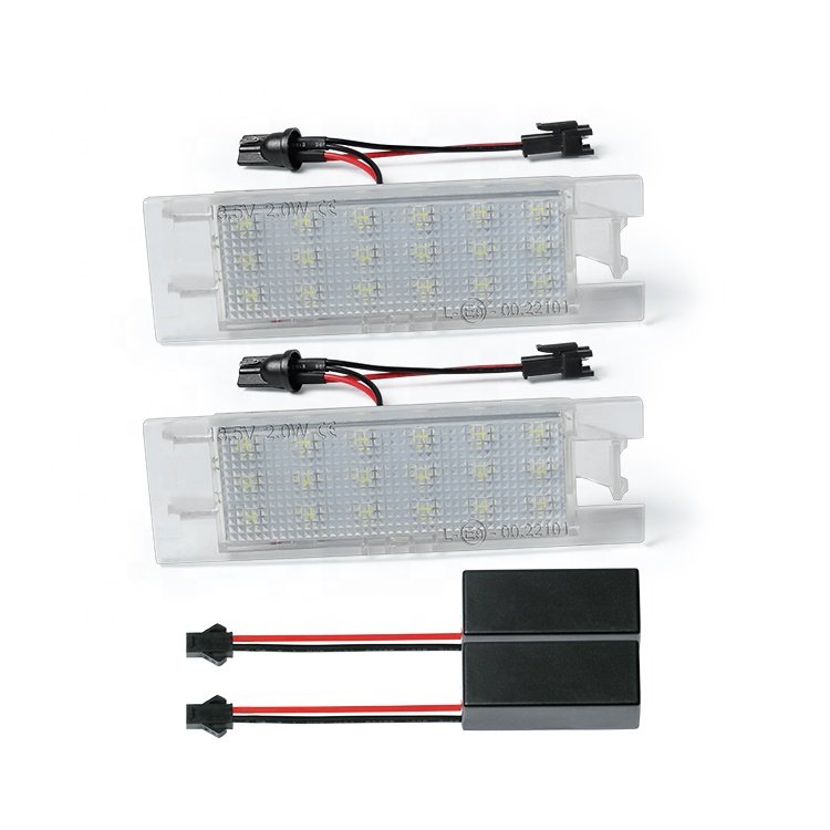 Car Accessories LED License Plate Light For Opel Zafira B Vectra C Corsa D Astra Adam Cascada