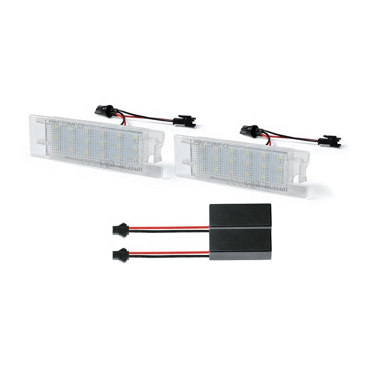 Car Accessories LED License Plate Light For Opel Zafira B Vectra C Corsa D Astra Adam Cascada