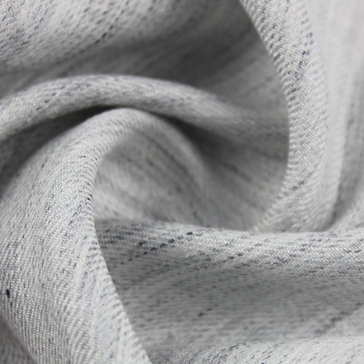 Thick Yarn Wrinkle Free Loose Weave Enzyned Embroidery Linen Fabric For Garment Bag Lounge Wear