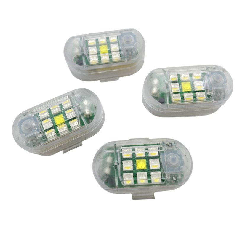 7 color led strobe warning light wireless remote control flash Aircraft light for motorcycle bike outdoor car