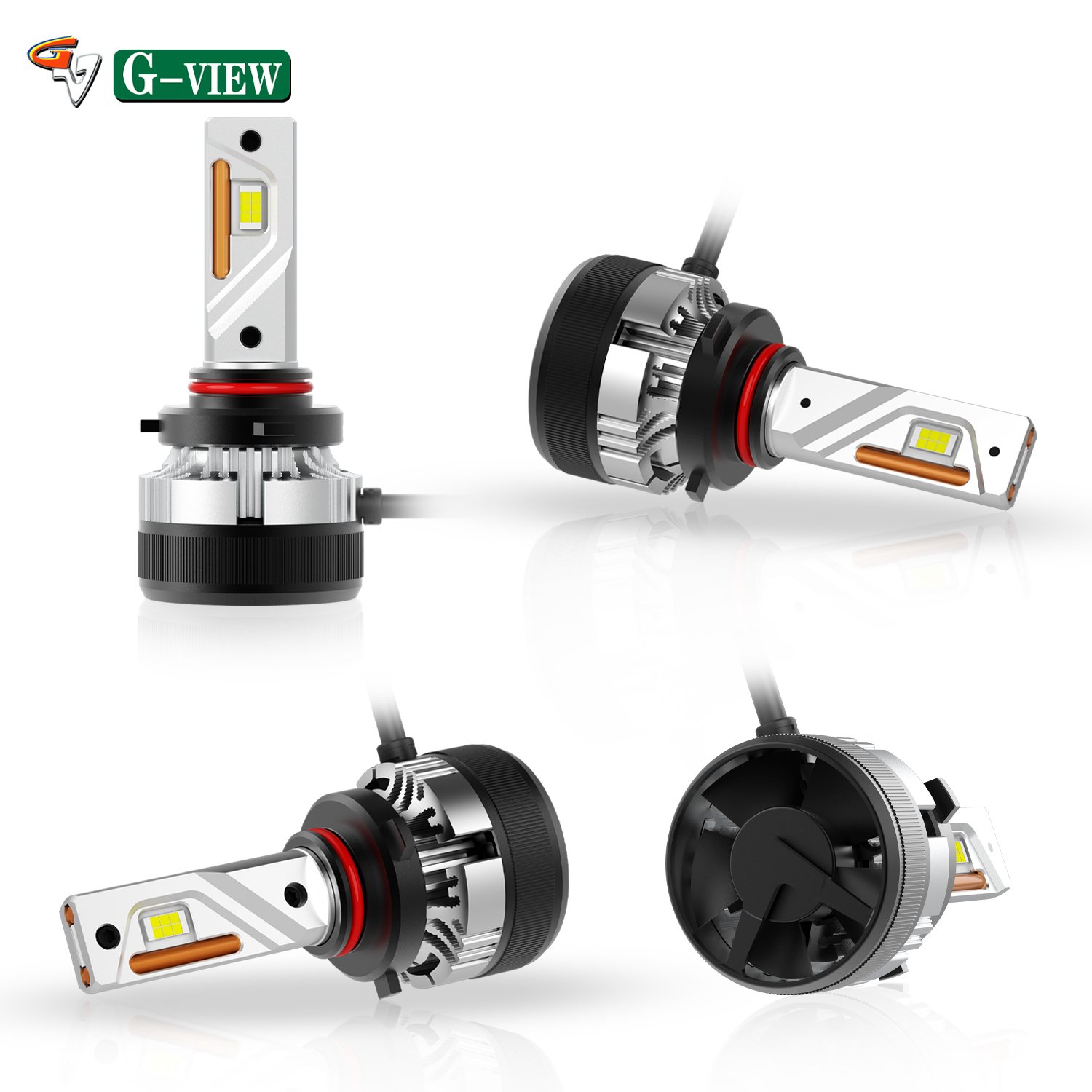 Gview G12 47 Watts IP68 Waterproof Rate H7 LED Headlight Bulb Car LED Light H4 9005 9006 LED Headlight for Car Accessories