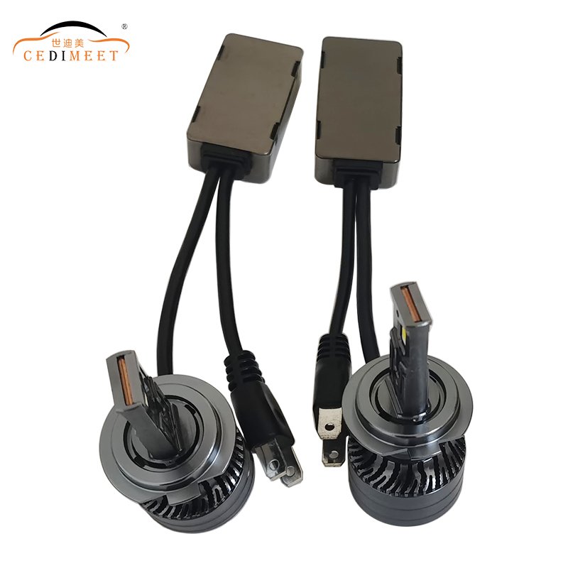 High Quality Auto Lighting System Customized Automotive Super Bright Led Headlights XM60-H7 30W 2700LM H7 LED Headlight Bulb