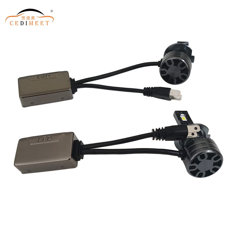 High Quality Auto Lighting System Customized Automotive Super Bright Led Headlights XM60-H7 30W 2700LM H7 LED Headlight Bulb