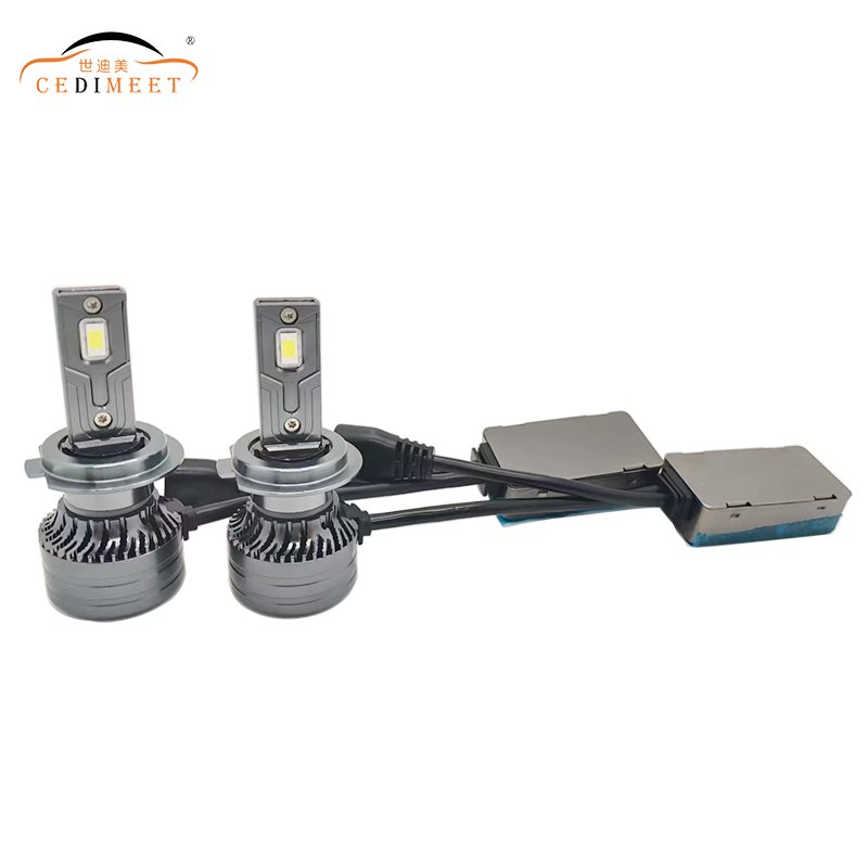 High Quality Auto Lighting System Customized Automotive Super Bright Led Headlights XM60-H7 30W 2700LM H7 LED Headlight Bulb