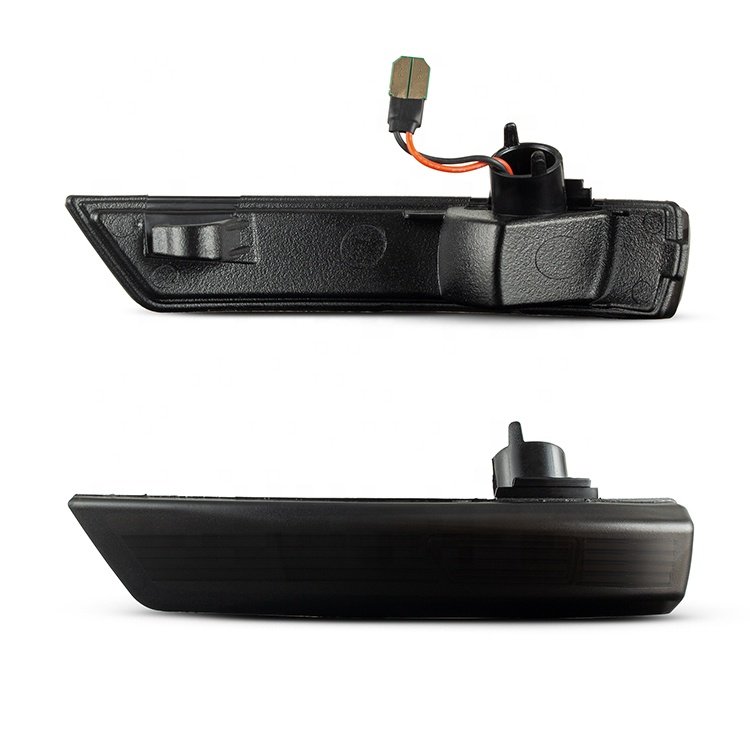 2Pcs Amber Sequential Flashing Reflector Lamps LED Side Mirror Turn Signal Light For Ford Focus 2008-2016