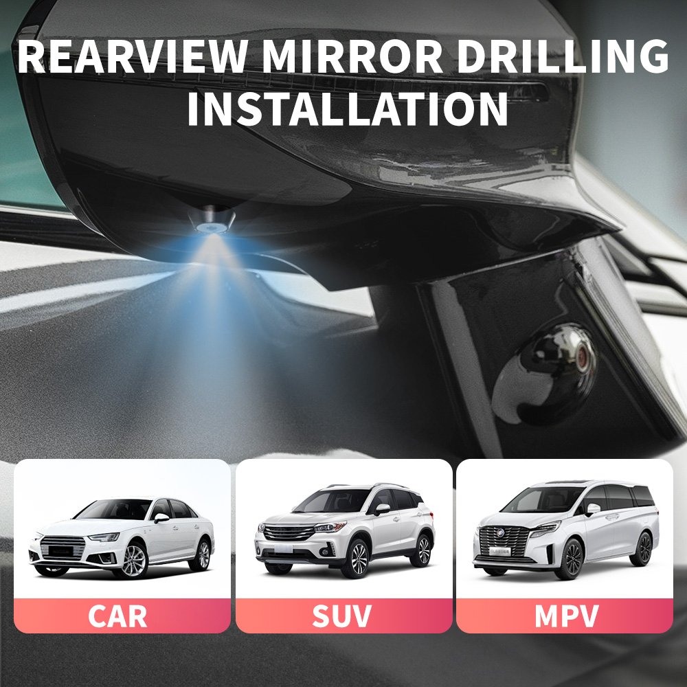 Factory Price High Brightness White Welcome Light Car Accessories LED Decoration Lamp Auto Parts