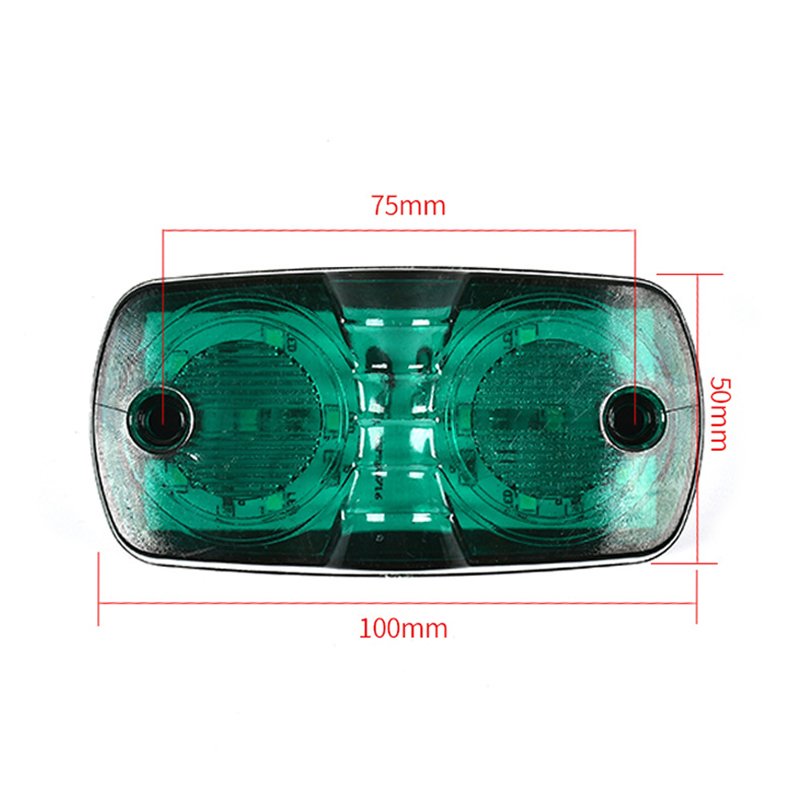 External Additional Lighting for Truck Accessories LED24V Width Indicator Working Signal Warning Truck Side Lights Tail Lights