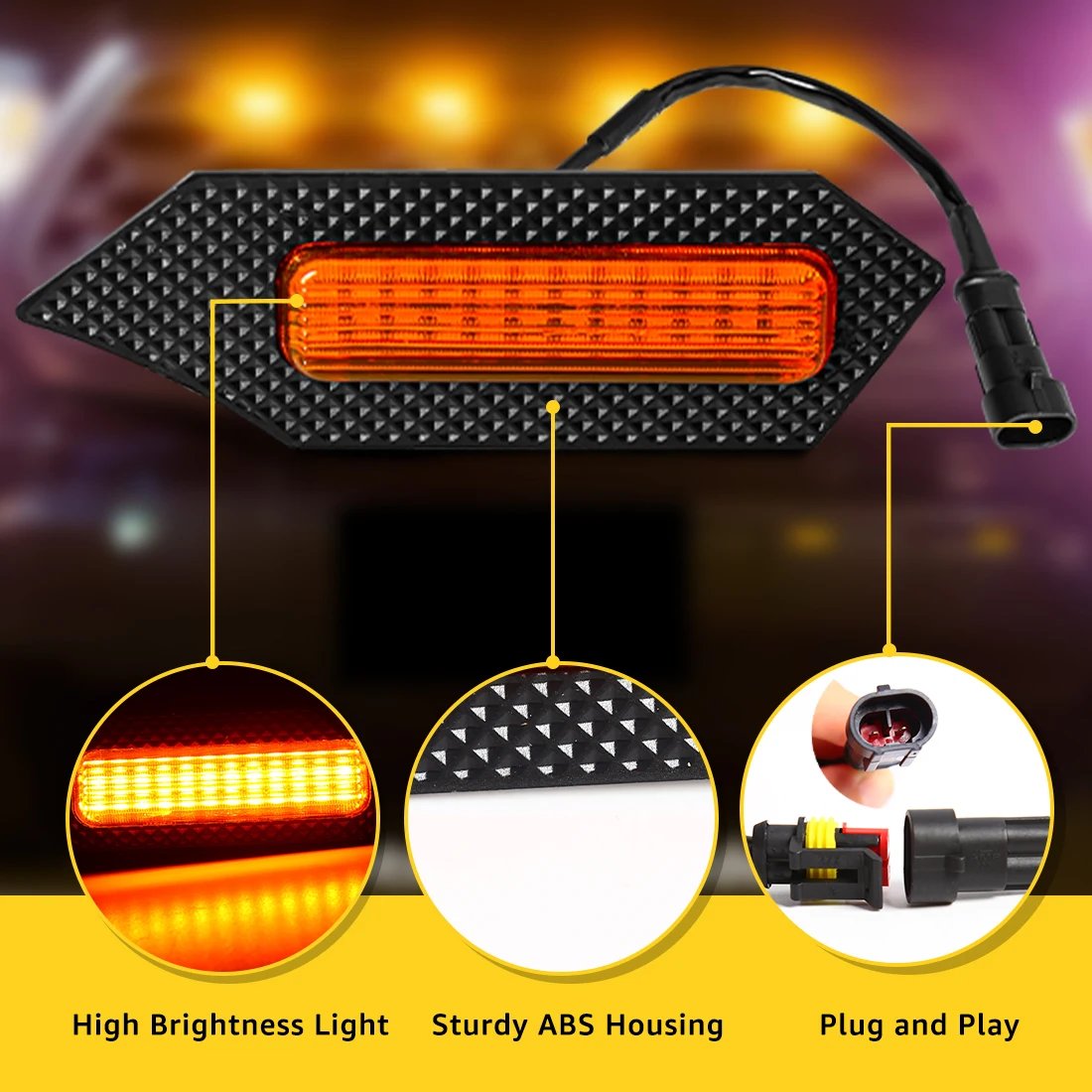 Car Front Daytime Running Light Grille LED Light For Toyota Tacoma TRD Off-Road 2024 LED Warning Grill Light Accessories