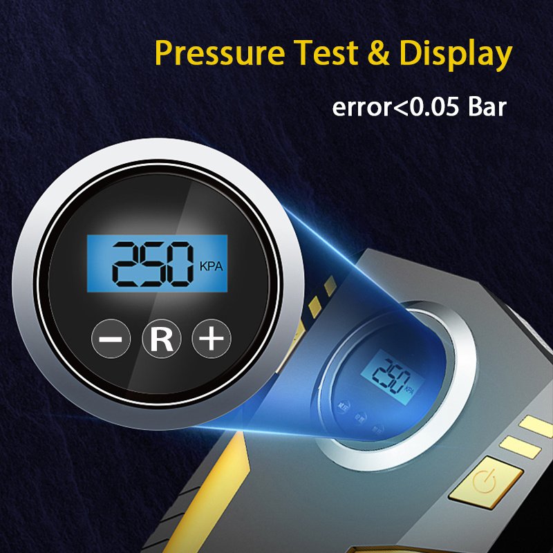 Car Accessories 12V portable digital car tire inflator air compressor for cars