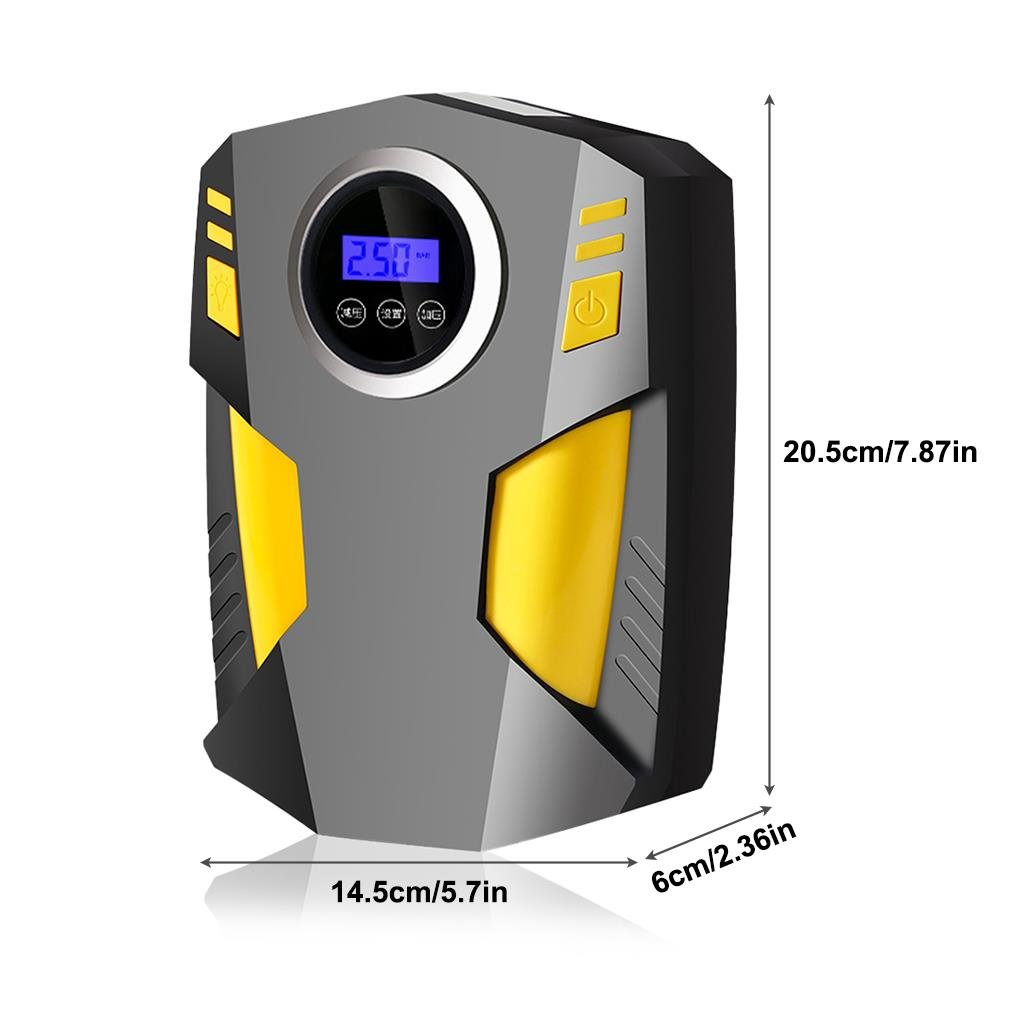 Car Accessories 12V portable digital car tire inflator air compressor for cars