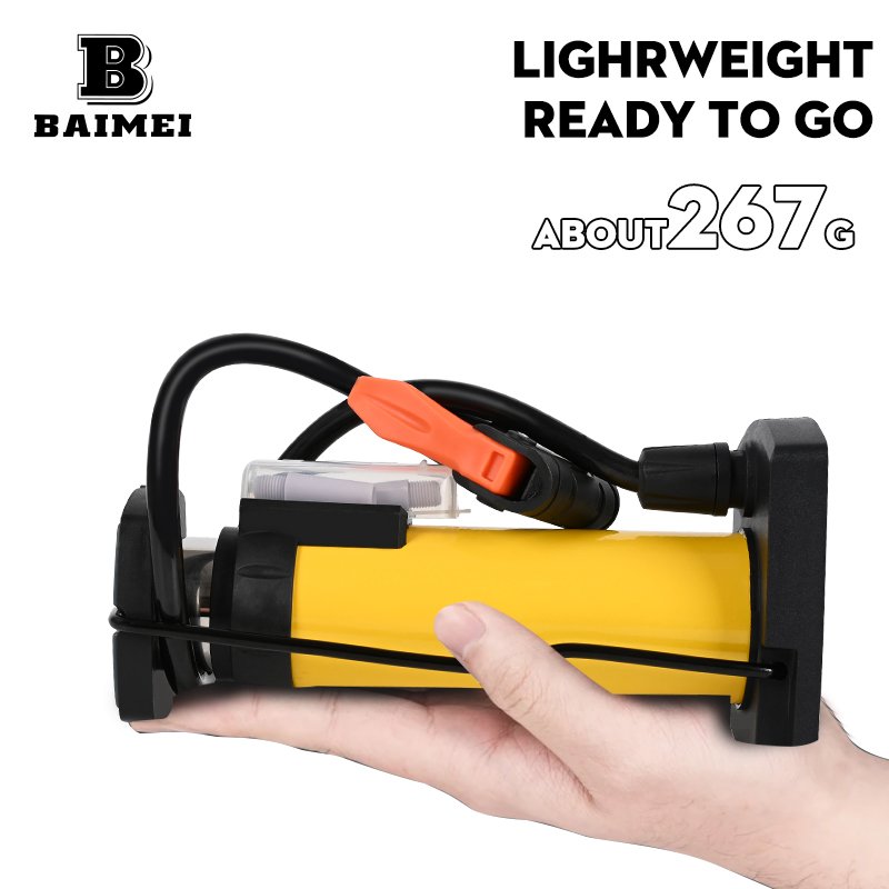 Baimei Portable Mini Aluminium Alloy Bicycle foot Air Pump Portable Bicycle Tire Pump other bicycle accessories