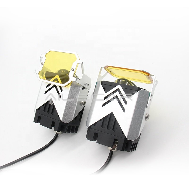 100% Waterproof 2 PCS 94W M4 Matrix LED Motorcycle Spotlight Projector Lens Car Spot Light 6000K/3000K Auxiliary Light For Cars