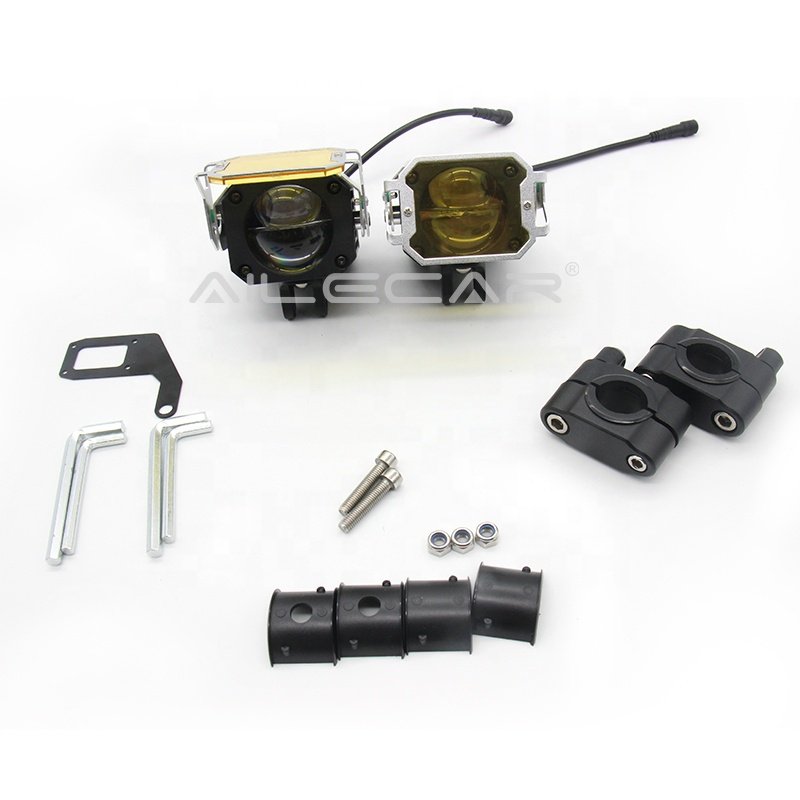 100% Waterproof 2 PCS 94W M4 Matrix LED Motorcycle Spotlight Projector Lens Car Spot Light 6000K/3000K Auxiliary Light For Cars
