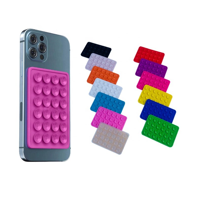 Wholesales Hot Sale Silicone Suction Phone Case Adhesive Mount Cellphone Case Silicone Suction Phone Grip Holder