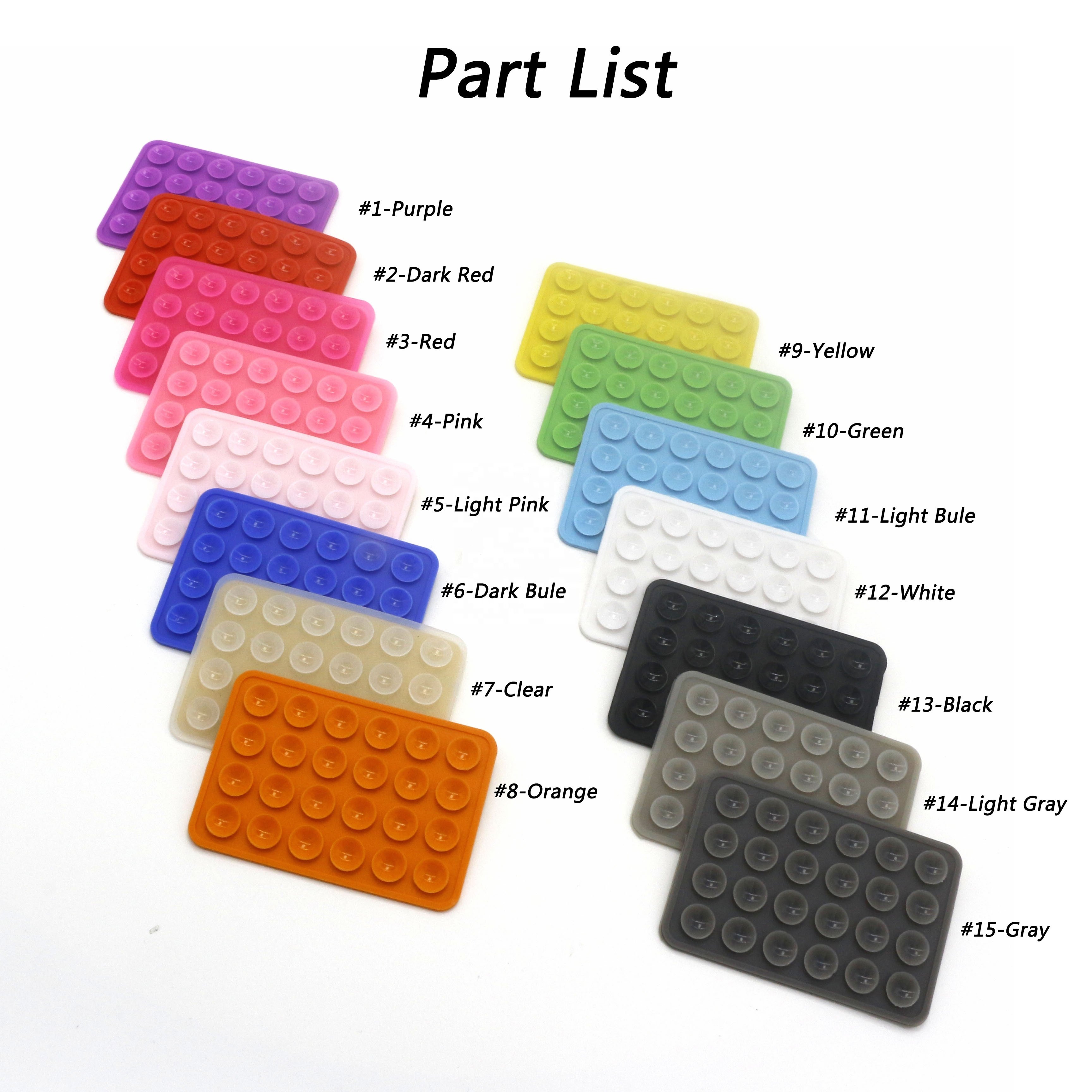 Wholesales Hot Sale Silicone Suction Phone Case Adhesive Mount Cellphone Case Silicone Suction Phone Grip Holder