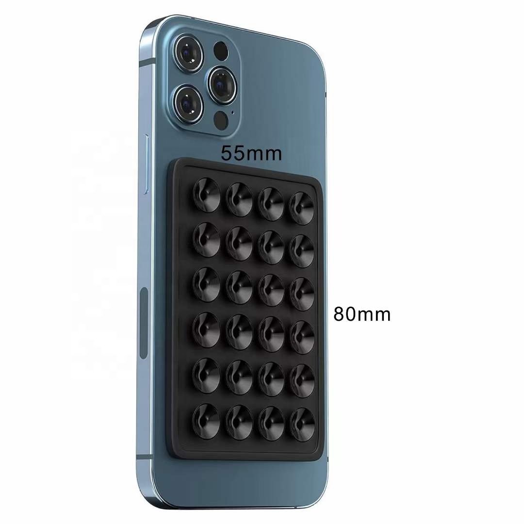 Wholesales Hot Sale Silicone Suction Phone Case Adhesive Mount Cellphone Case Silicone Suction Phone Grip Holder