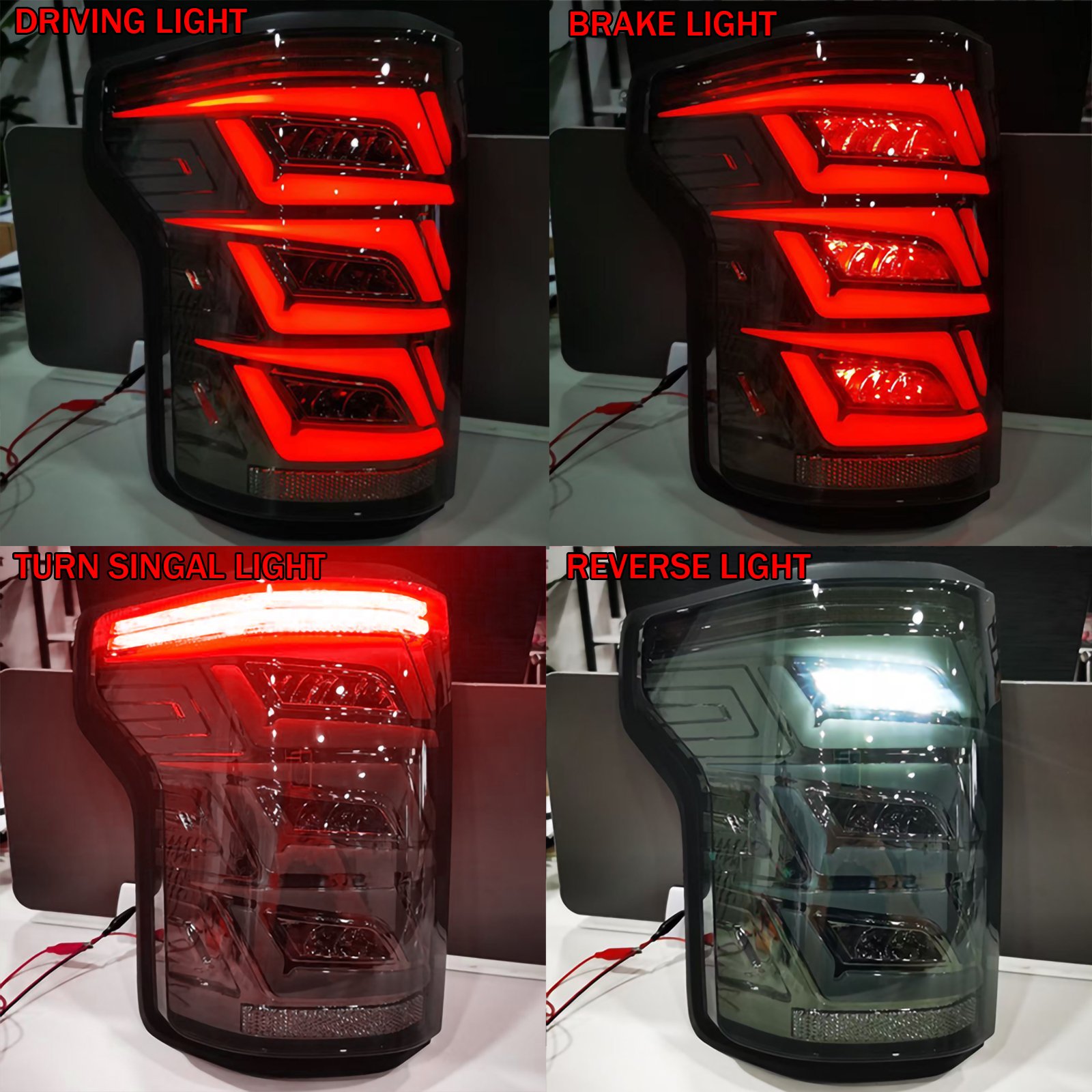 Factory Direct Car Tail light Brake Lights Turn signal Lamp For Ford F150 2015 2016 2017 2018 2019 LED car light system