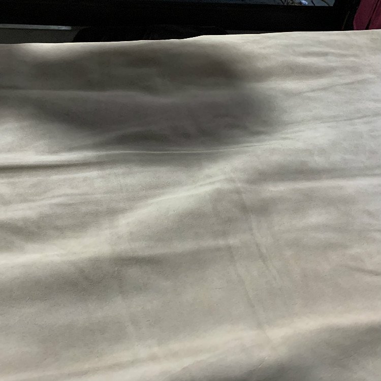 Stock Light Gray Cow Suede Leather for Men's Casual Shoes Belts Sofas Furniture Luggage Skirts-Finished Grain Split Patterns