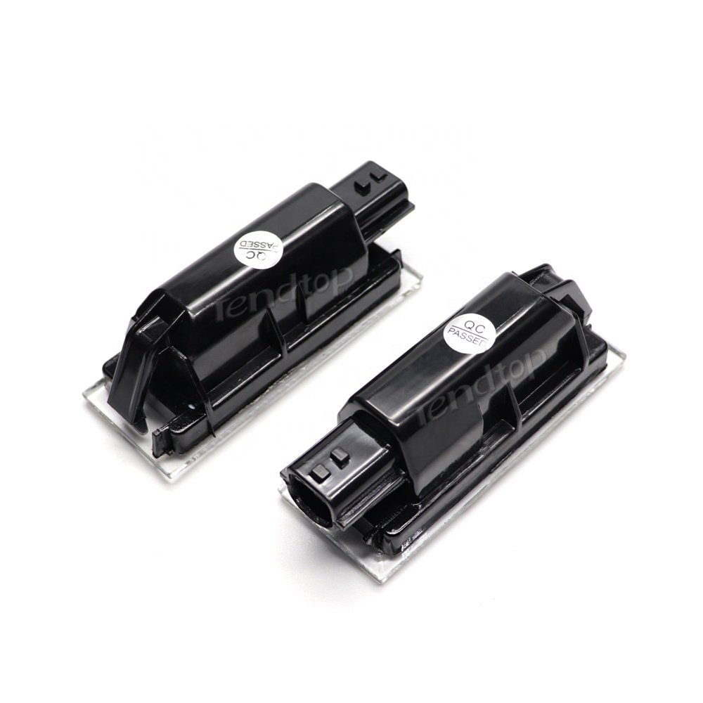 2Pcs Canbus LED Number License Plate Lights For Renault Megane 3 Clio Laguna 2 Twingo Master Satis No error 12V tail plate lamps
