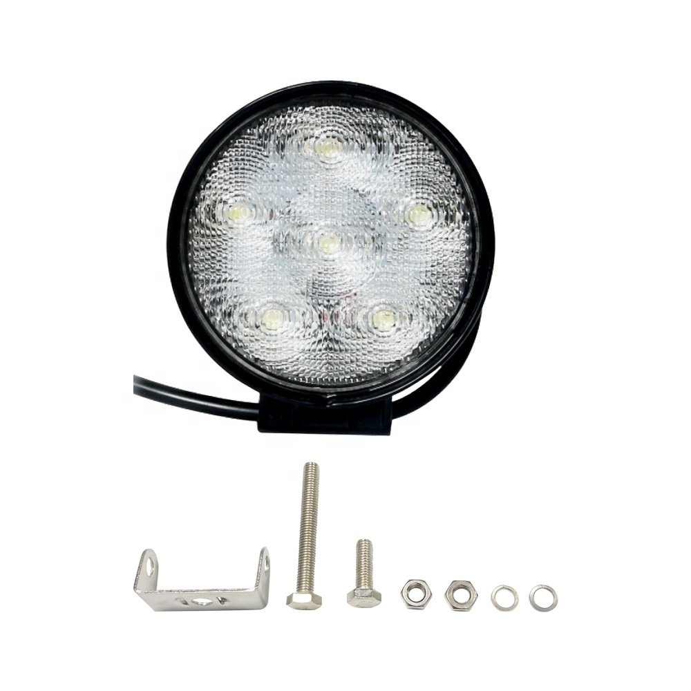 Others car light accessories 18W spot beam lamp round LED driving light for car