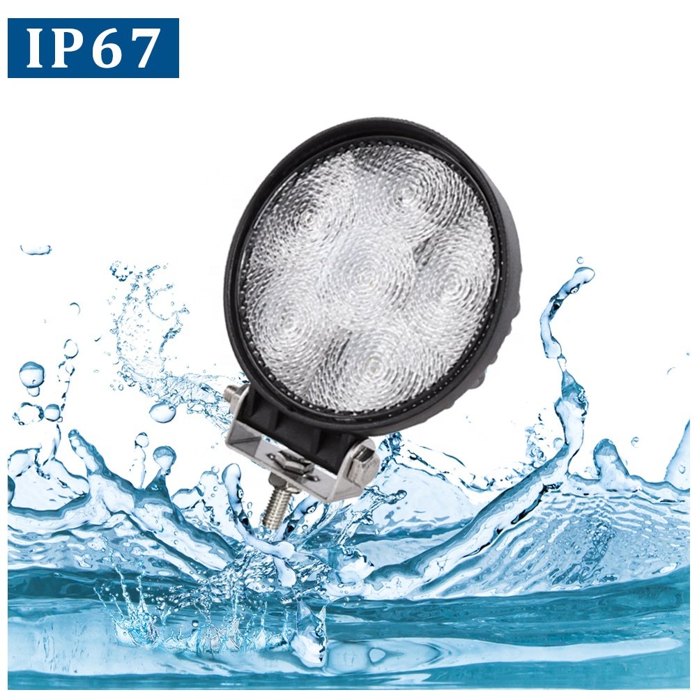Others car light accessories 18W spot beam lamp round LED driving light for car