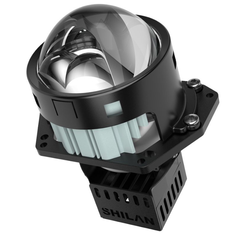 Car Light Accessories LED Headlight Lens Spotlight 50-75W Hi Lo Beam Automotive Lighting System